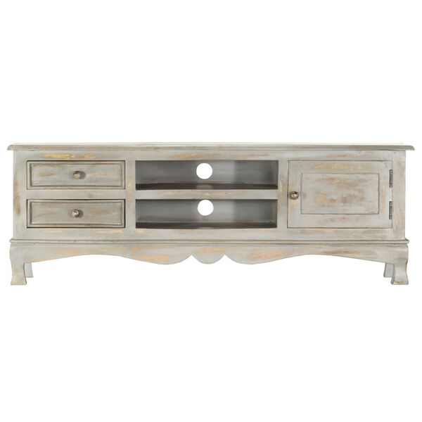 vidaXL sz&uuml;rke t&ouml;m&ouml;r mang&oacute;fa TV-szekr&eacute;ny 120 x 30 x 42 cm