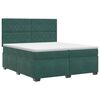 vidaXL Boxspring &aacute;gy matraccal S&ouml;t&eacute;tz&ouml;ld 200 x 200 cm B&aacute;rsony
