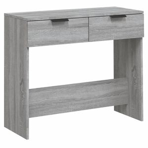 vidaXL sz&uuml;rke sonoma sz&iacute;nű szerelt fa t&aacute;lal&oacute;asztal 90 x 36 x 75 cm