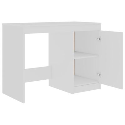 vidaXL fehér forgácslap íróasztal 140 x 50 x 76 cm