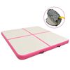 vidaXL r&oacute;zsasz&iacute;n PVC felf&uacute;jhat&oacute; tornamatrac pump&aacute;val 200 x 200 x 20 cm