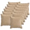 vidaXL P&aacute;rna huzat 12 db HOUTEN T&oacute;psz&iacute;nű 45 x 45 cm Chenille Sz&ouml;vet