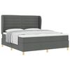 vidaXL Boxspring &aacute;gy matraccal S&ouml;t&eacute;tsz&uuml;rke 90x190 cm Sz&ouml;vet sz&ouml;vet