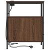 vidaXL Éjjeliszekrény 2 pcs Barna Tölgy 30 x 48 x 61 cm Faanyag