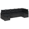 vidaXL Kanap&eacute; Szett 5 db polirattan