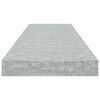 vidaXL 2 db betonsz&uuml;rke MDF lebegő fali polc 80 x 23,5 x 3,8 cm