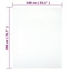 vidaXL 2 db feh&eacute;r pamutdzs&ouml;rz&eacute; gumis lepedő 140 x 200 cm