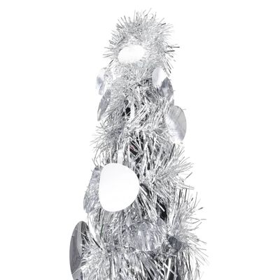 vidaXL ezüstszínű pop-up PET műkarácsonyfa 180 cm