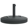 vidaXL foganty&uacute;s kerek napernyőtalp r&uacute;dhoz &Oslash;38 / 48 mm 25 kg