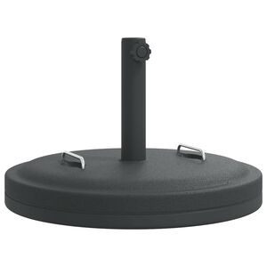 vidaXL foganty&uacute;s kerek napernyőtalp r&uacute;dhoz &Oslash;38 / 48 mm 25 kg