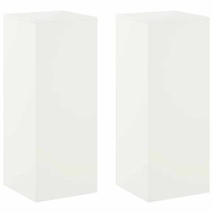 vidaXL N&ouml;v&eacute;ny&aacute;llv&aacute;ny 2 db Feh&eacute;r 40 x 40 x 100 cm Ac&eacute;l