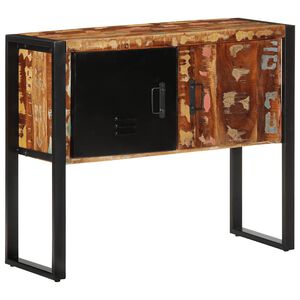 vidaXL konzolszekr&eacute;ny t&ouml;bbsz&iacute;nű 90x35x75 cm t&ouml;m&ouml;rfa &uacute;jrahasznos&iacute;tott
