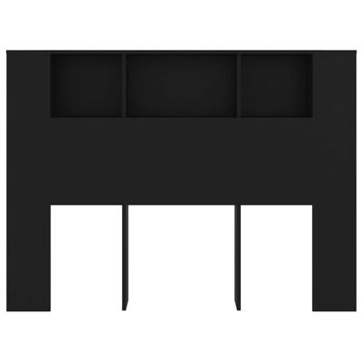 vidaXL fekete áthidaló szekrény 140 x 18,5 x 104,5 cm