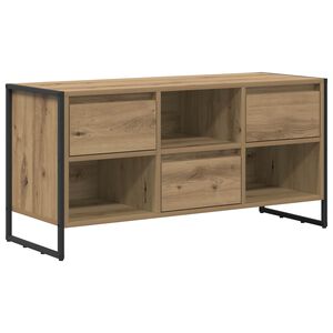 vidaXL TV szekr&eacute;ny fi&oacute;kkal Műv&eacute;szi t&ouml;lgy 100 x 36 x 49,5 cm Faanyag