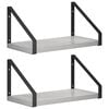 vidaXL Falpolcok 2 db Betonsz&uuml;rke 30 x 16 x 15,5 cm
