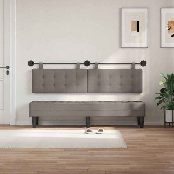 vidaXL Fali Fejt&aacute;mla Falra szerelhető T&oacute;psz&iacute;nű 190 x 55 x 5 cm sz&ouml;vet