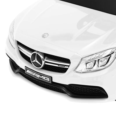 vidaXL fehér Mercedes-Benz C63 pedálos autó