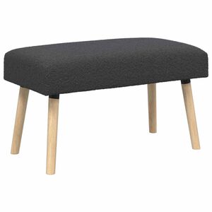 vidaXL pad Egysz&iacute;nű S&ouml;t&eacute;tsz&uuml;rke 80 x 40 x 46 cm Boucl&eacute;