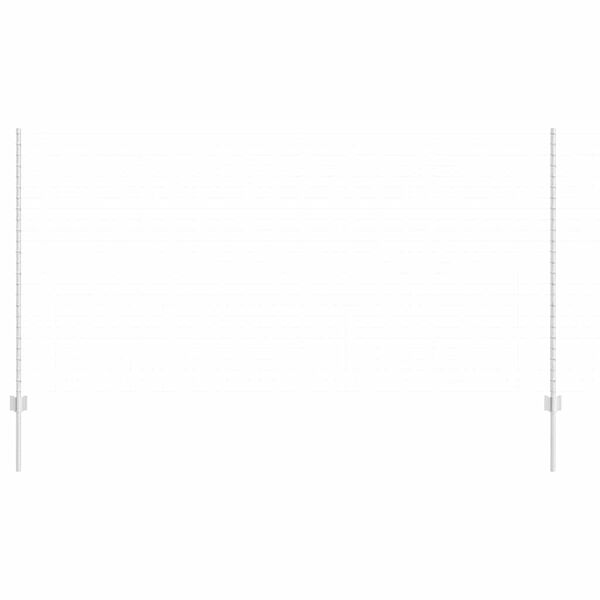 vidaXL Ker&iacute;t&eacute;soszlop 11 pcs Ez&uuml;st 140 cm Ac&eacute;l