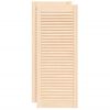 vidaXL 2 db tömör fenyőfa lamellás szekrényajtó 99,3 x 39,4 cm