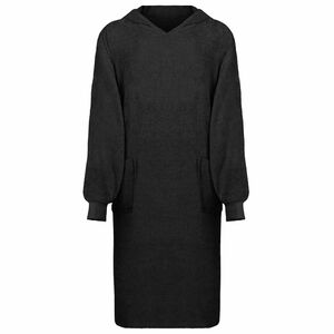 vidaXL Takar&oacute; pul&oacute;ver KINN Fekete XL Pamut