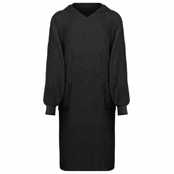 vidaXL Takar&oacute; pul&oacute;ver KINN Fekete XL Pamut