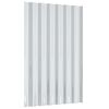 vidaXL 36 db zöld horganyzott acél tetőpanel 60x36 cm