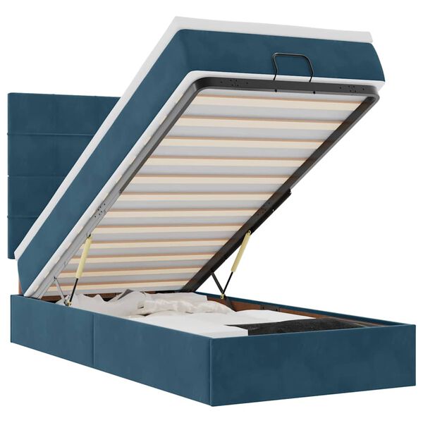 vidaXL Ottom&aacute;n &aacute;gykeret matracokkal s&ouml;t&eacute;tk&eacute;k 90x190cm b&aacute;rsony