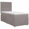vidaXL Boxspring &aacute;gy matraccal fejt&aacute;ml&aacute;val T&oacute;psz&iacute;nű 80 x 200 cm Sz&ouml;vet