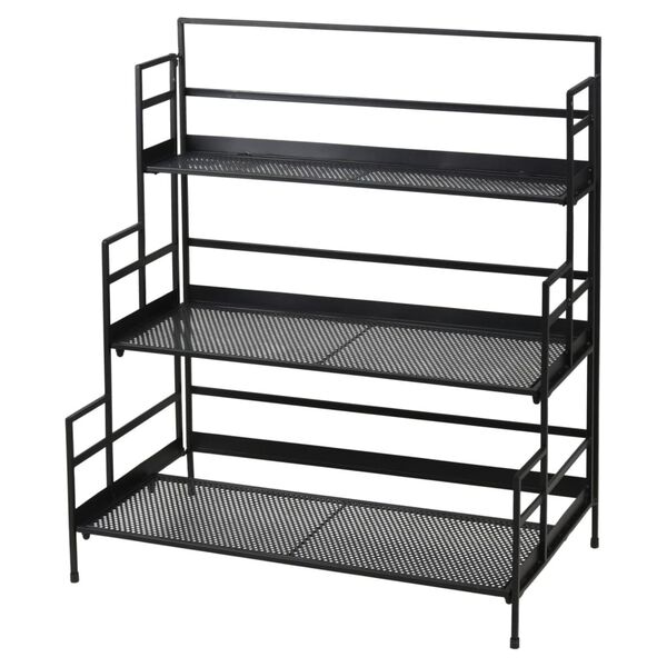 ProGarden 3 szintes egyenes n&ouml;v&eacute;nytart&oacute; polc 90 cm