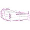 vidaXL Ottom&aacute;n &aacute;gykeret matraccal s&ouml;t&eacute;tsz&uuml;rke 200x200 cm b&aacute;rsony