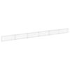 vidaXL horganyzott ac&eacute;l gabion fal fed&eacute;llel 900 x 30 x 50 cm