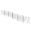 vidaXL horganyzott ac&eacute;l gabion kos&aacute;r 300 x 30 x 50 cm