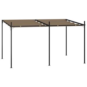vidaXL t&oacute;psz&iacute;nű pavilon beh&uacute;zhat&oacute; tetővel 400 x 300 x 233 cm