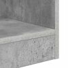 vidaXL V&eacute;gasztal 2 pcs Beton Sz&uuml;rke 30,5 x 30 x 45 cm Faanyag