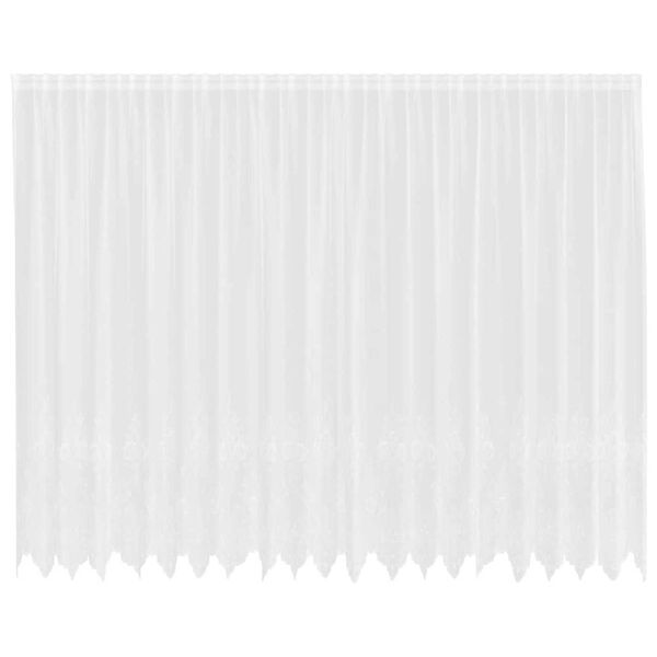 vidaXL Csipk&eacute;s F&uuml;gg&ouml;ny f&uuml;gg&ouml;ny&ouml;kkel Feh&eacute;r 240 x 500 cm Poli&eacute;szter