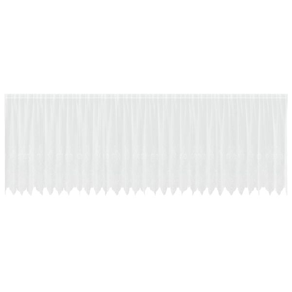 vidaXL Csipk&eacute;s F&uuml;gg&ouml;ny f&uuml;gg&ouml;ny&ouml;kkel Feh&eacute;r 160 x 750 cm Poli&eacute;szter