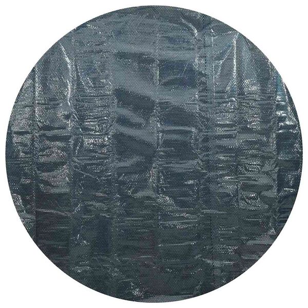 vidaXL fekete és kék napelemes lebegő PE medencefólia 527 cm