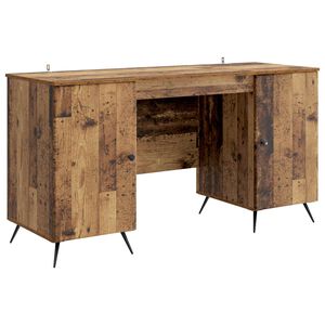 vidaXL Asztal Antik Fa 142,5 x 50 x 75 cm Szerelt Fa