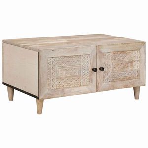 vidaXL Doh&aacute;nyz&oacute;asztal Feh&eacute;r 80 x 54 x 40 cm Szerelt Fa