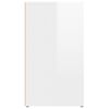 vidaXL magasf&eacute;nyű feh&eacute;r szerelt fa t&aacute;lal&oacute;szekr&eacute;ny 80x30x54 cm