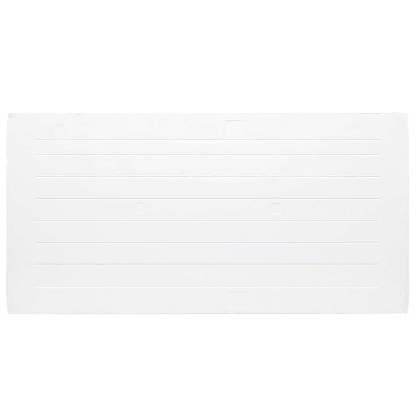 vidaXL Fali panelek 10 pcs Piros 100 x 50 cm EPS Hab