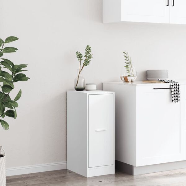 vidaXL feh&eacute;r patikusszekr&eacute;ny 30 x 41 x 77,5 cm r&eacute;tegelt f&aacute;b&oacute;l