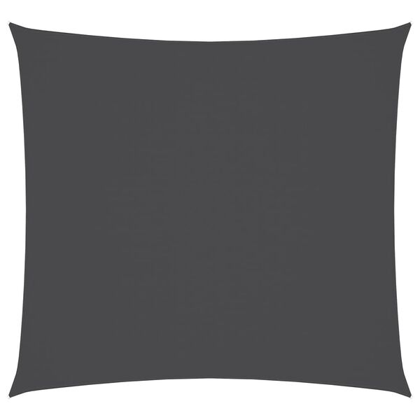 vidaXL antracitsz&uuml;rke n&eacute;gyzet alak&uacute; oxford-sz&ouml;vet napvitorla 6 x 6 m