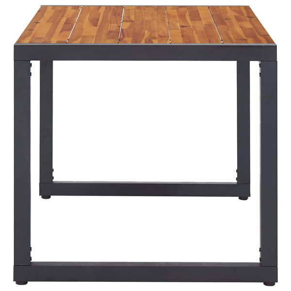 vidaXL 7 r&eacute;szes vil&aacute;gossz&uuml;rke kerti &eacute;tkezőgarnit&uacute;ra