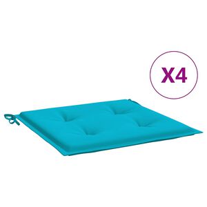 vidaXL 4 db t&uuml;rkiz sz&ouml;vet sz&eacute;kp&aacute;rna 40x40x3 cm