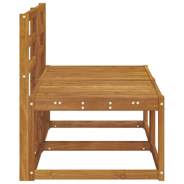 vidaXL 2 Darab K&uuml;lt&eacute;ri k&ouml;z&eacute;pső kanap&eacute; T&ouml;m&ouml;r Ak&aacute;cfa Term&eacute;szetes