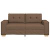 vidaXL barna sz&ouml;vet loveseat kanap&eacute; 140 cm