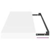 vidaXL feh&eacute;r MDF lebegő fali polc 60 x 23,5 x 3,8 cm