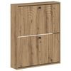 vidaXL Fali Cipőtart&oacute; ALKMAAR 71 x 17 x 86 cm Szerelt Fa
